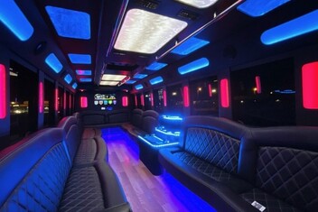 Roseville Limousine Bus Interior