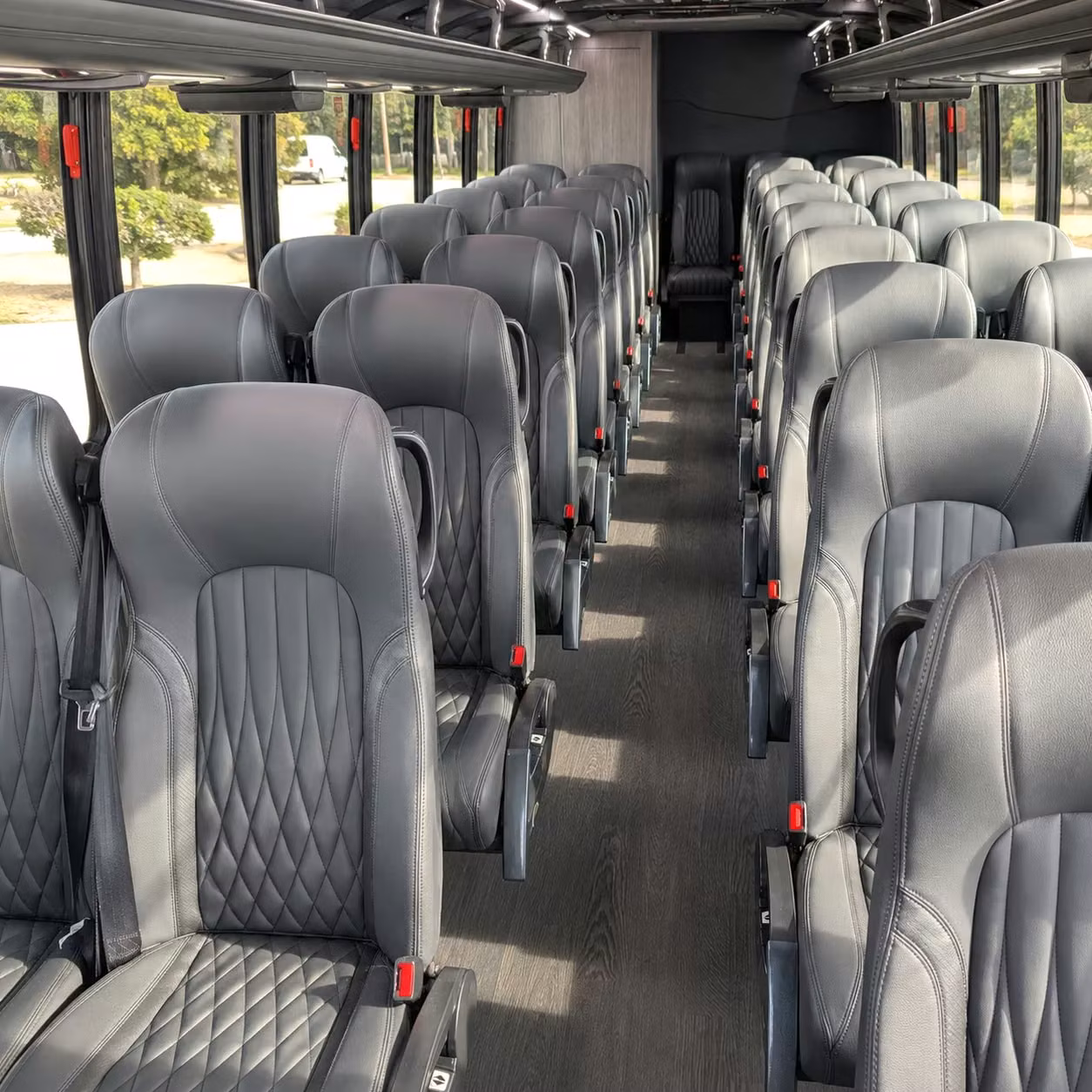 28 passenger minibus interior