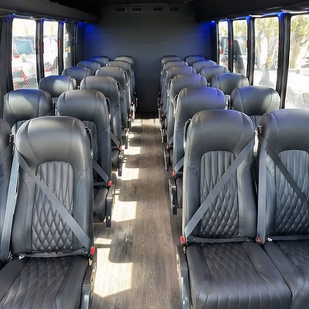 30 passenger minibus interior