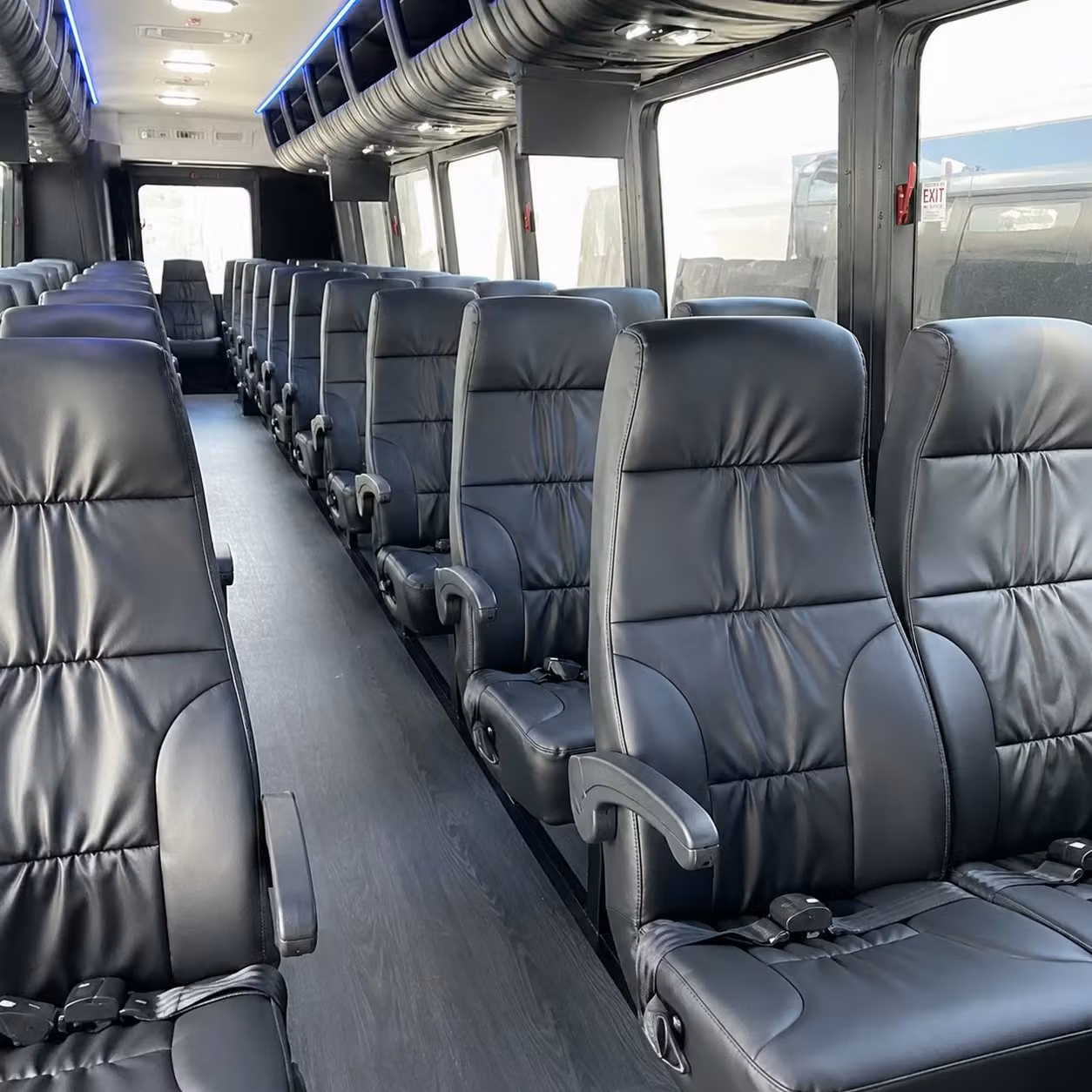 35 passenger minibus interior